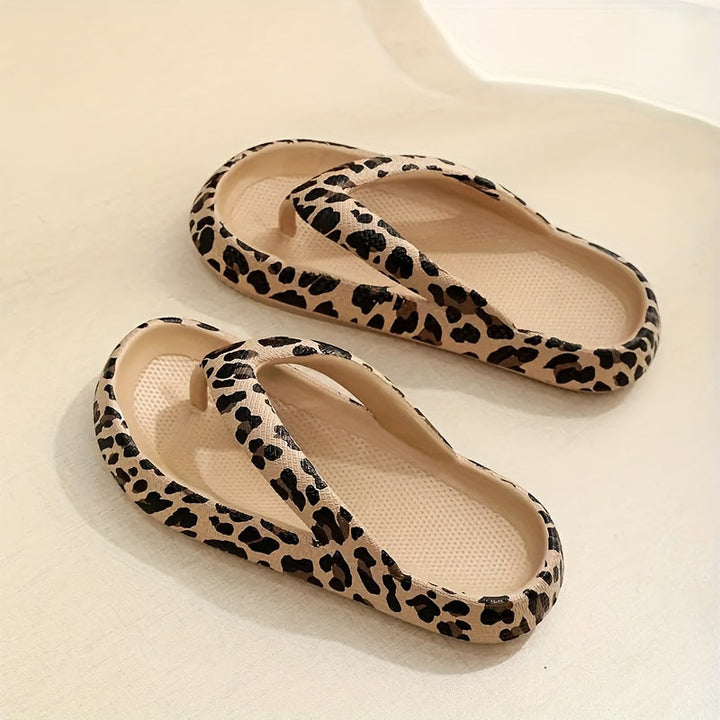 Ademende & Antislip Dames Zomer Slippers met Print – Kaja