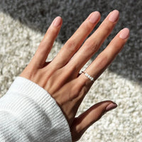 Classic Gold Pearl Ring - Sophie