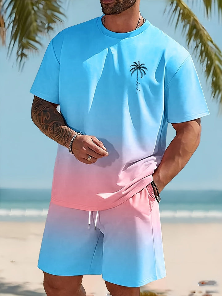 Trendsetter Herren-Sommer-Set aus T-Shirt und Shorts - CoolFlex