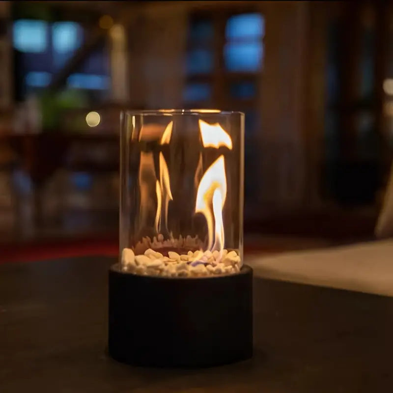Zeitgenössische tragbare Feuerquelle - GlowFlicker