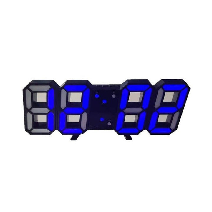 3D LED Wandklok met Dimbare Verlichting – Timora
