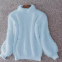 Lässiger Angora-Strickpullover für Damen - Livia