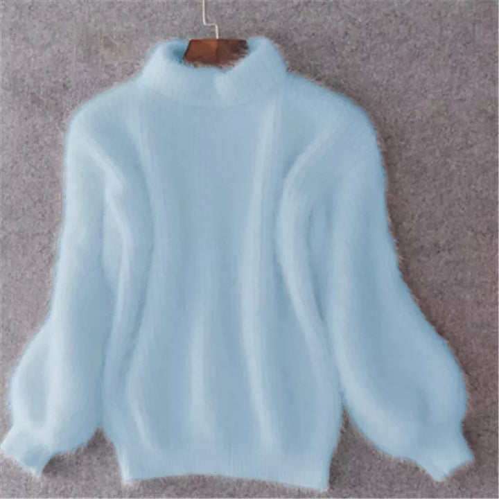 Lässiger Angora-Strickpullover für Damen - Livia