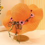 Damen-Sommerstrohhut mit Blumen- und Fruchtdetails – Solène