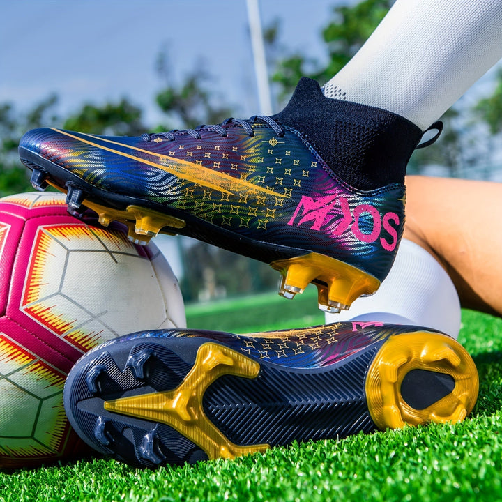 Herren-Fußballschuhe mit Grip & hohem Knöcheldesign – Dario