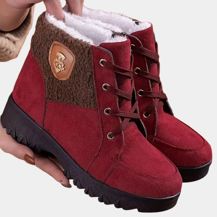 Warme gefütterte Winterstiefel für Damen - Sienna