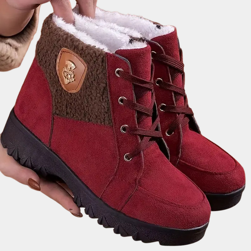 Warme gefütterte Winterstiefel für Damen - Sienna