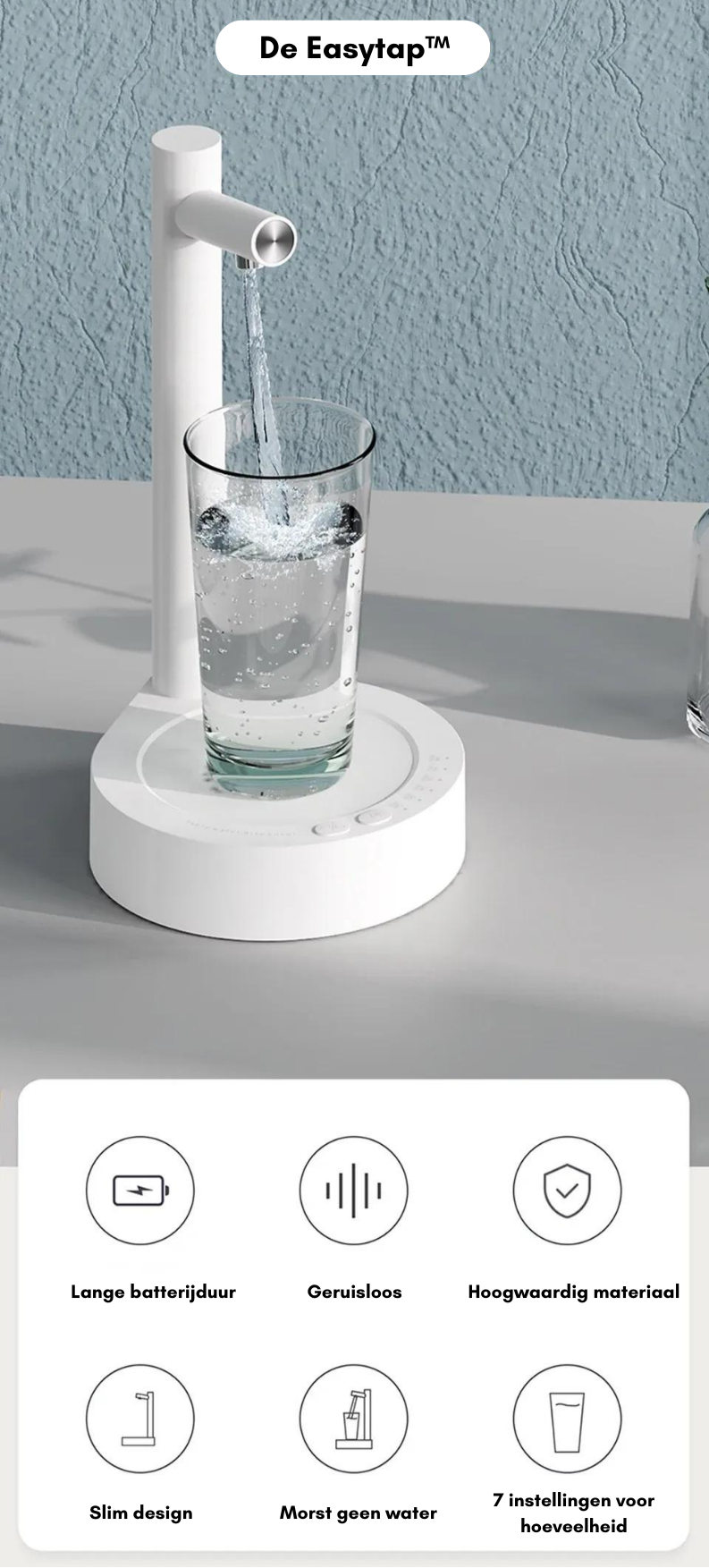 Trinke Wasser mühelos direkt aus Deinem Bett - HydraTap™
