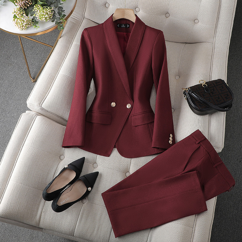 Damen Blazer- und Hosen-Set – Celestine
