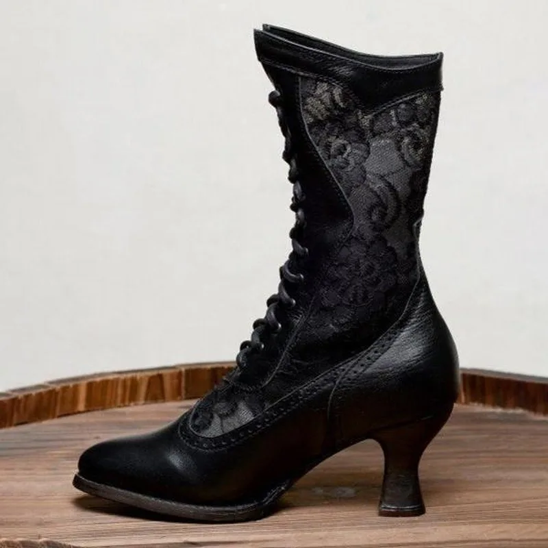 Vintage Damen-Stiefeletten - Nora
