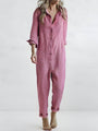 Lässiger Damen Jumpsuit mit Knopfverschluss - Amira