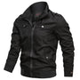 Herren Sommerjacke mit Kragen und Biker-Look – Vince