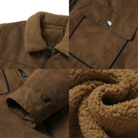 Herren-Outdoorjacke gefüttert mit Teddyfleece & Reverskragen – Corvin