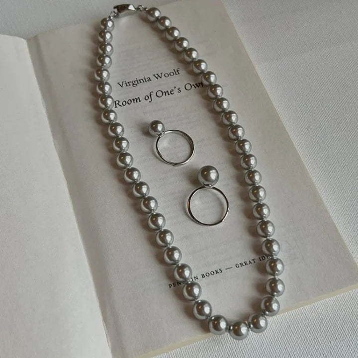 Klassischer verstellbarer Perlenring - Sofia