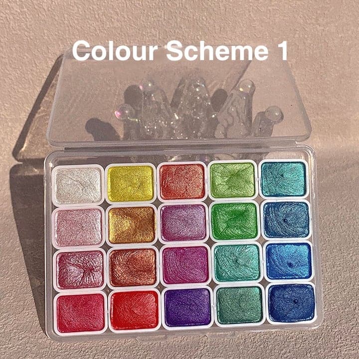 Mehrfarbiges Aquarellfarben-Set - ColorCrafter