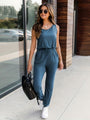 Trendiger Damen-Jumpsuit mit Taillenband für warme Tage - LuftLeicht