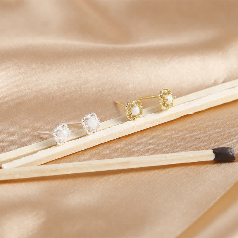 Zarte Vintage Ohrringe mit Opal - Seraphina