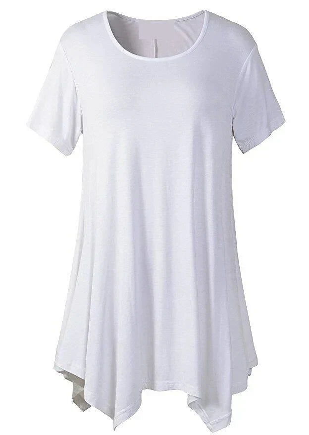 Locker sitzendes Damen-T-Shirt mit kurzen Ärmeln – Taryn