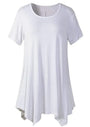 Locker sitzendes Damen-T-Shirt mit kurzen Ärmeln – Taryn