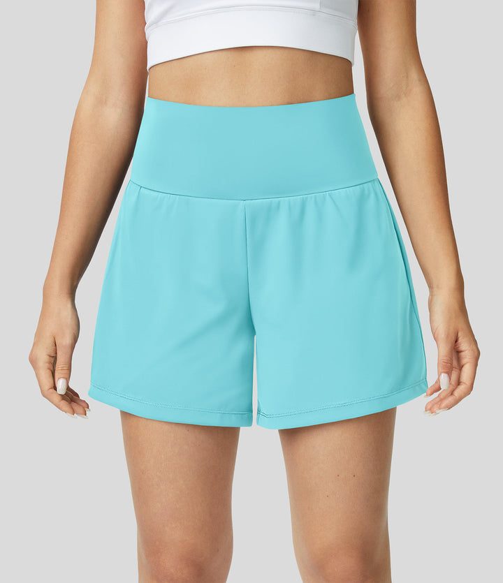 Atmungsaktive & Schnell Trocknende High-Waist Damen-Fitnessshorts – Mirabella