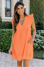 2-in-1 Sommerkleid mit integrierten Shorts und Taschen – Lianne