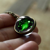 Glass 12 Zodiac Sign Protective Pendant - Sofia