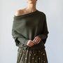 Asymmetrischer Oversized Damenpullover - Sophia