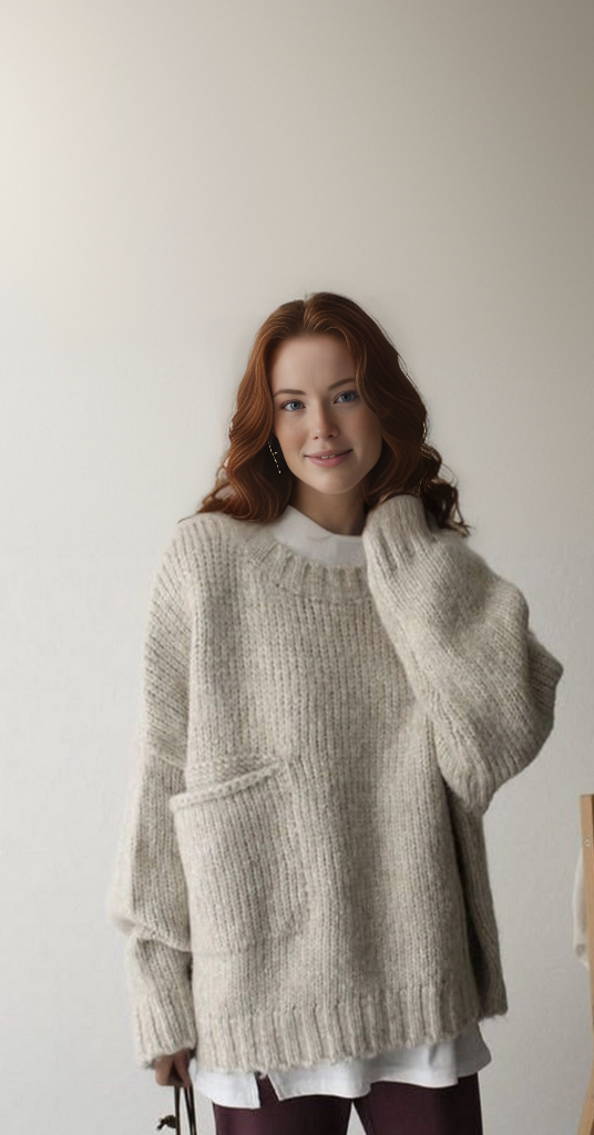 Oversized Strickpullover - AutumnComfort