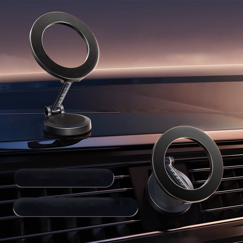 Magnetische Telefoonhouder met Metalen Basis – GripMount (1+1 GRATIS)