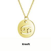 Zodiac Sign Necklace | Stainless Steel so it does not discolor