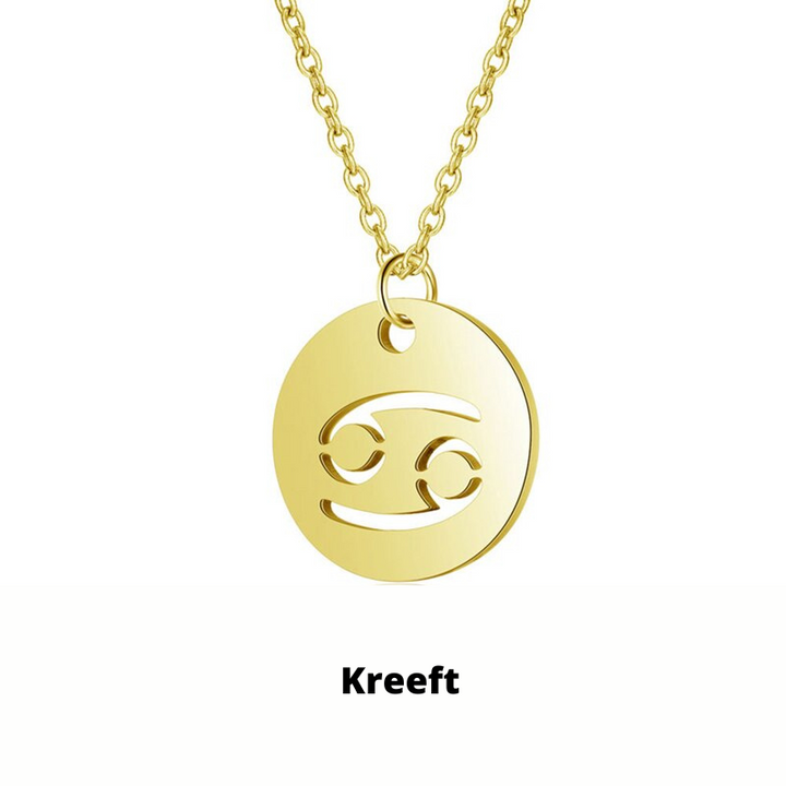 Zodiac Sign Necklace | Stainless Steel so it does not discolor