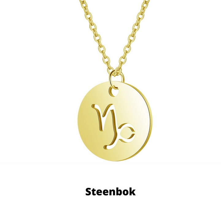 Zodiac Sign Necklace | Stainless Steel so it does not discolor