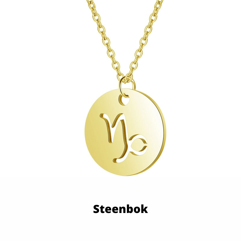 Zodiac Sign Necklace | Stainless Steel so it does not discolor