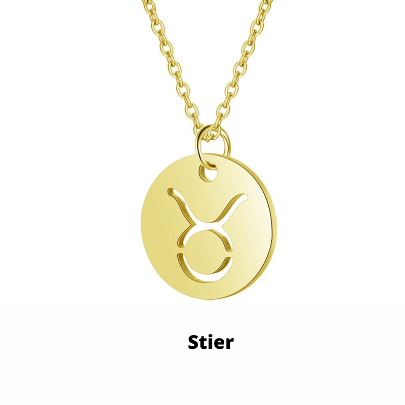 Zodiac Sign Necklace | Stainless Steel so it does not discolor