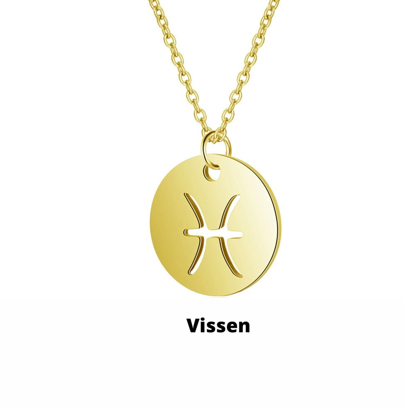 Zodiac Sign Necklace | Stainless Steel so it does not discolor