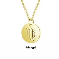 Zodiac Sign Necklace | Stainless Steel so it does not discolor