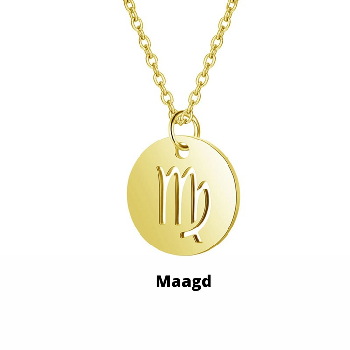 Zodiac Sign Necklace | Stainless Steel so it does not discolor