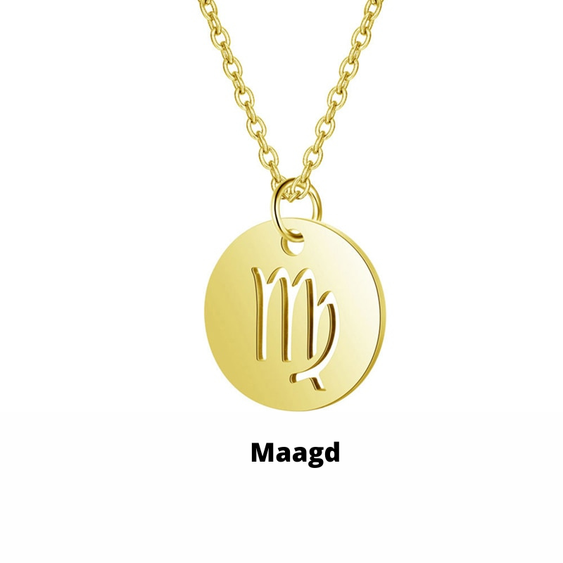 Zodiac Sign Necklace | Stainless Steel so it does not discolor