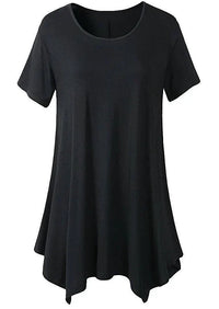 Locker sitzendes Damen-T-Shirt mit kurzen Ärmeln – Taryn