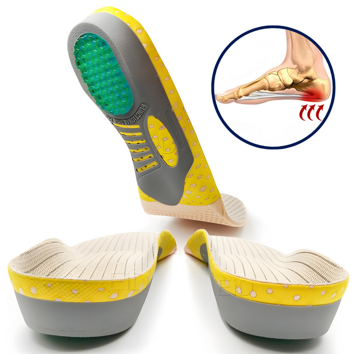 Orthopädische Einlegesohlen mit Fußgewölbeunterstützung - FlexiStep