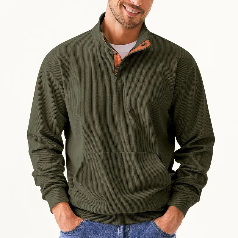 Herren-Sweater mit Stehkragen - Liam