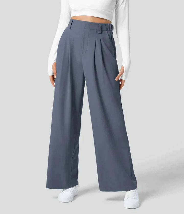 Bequeme Damenhose mit weitem Bein - Amara