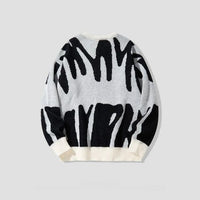 Pullover mit Kühnem Abstraktem Muster - Tobias