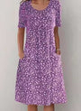 Stilvolles Kleid mit Blumenmuster - Eva | Das perfekte leichte Sommerkleid!