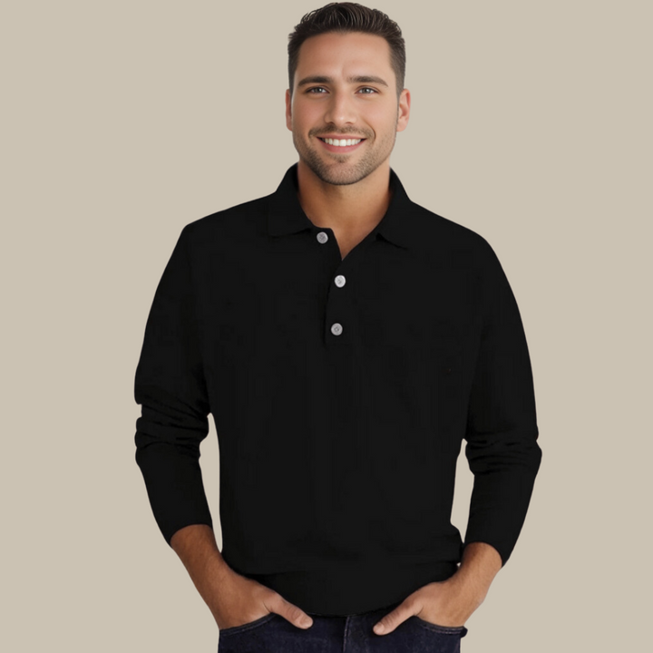 Herren Polo mit langen Ärmeln - GentCraft
