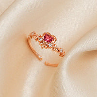 Roter Kristall-Liebesring - Scarlett