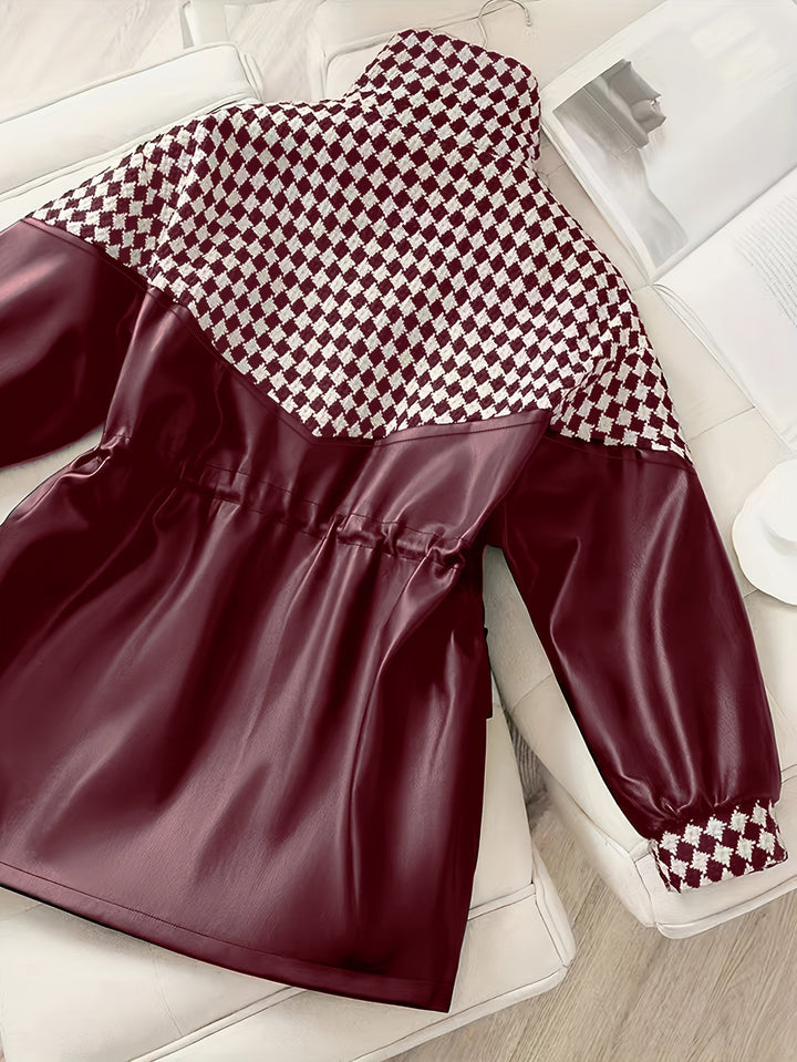 Damen-Plüschjacke für Herbst & Winter – Maribel