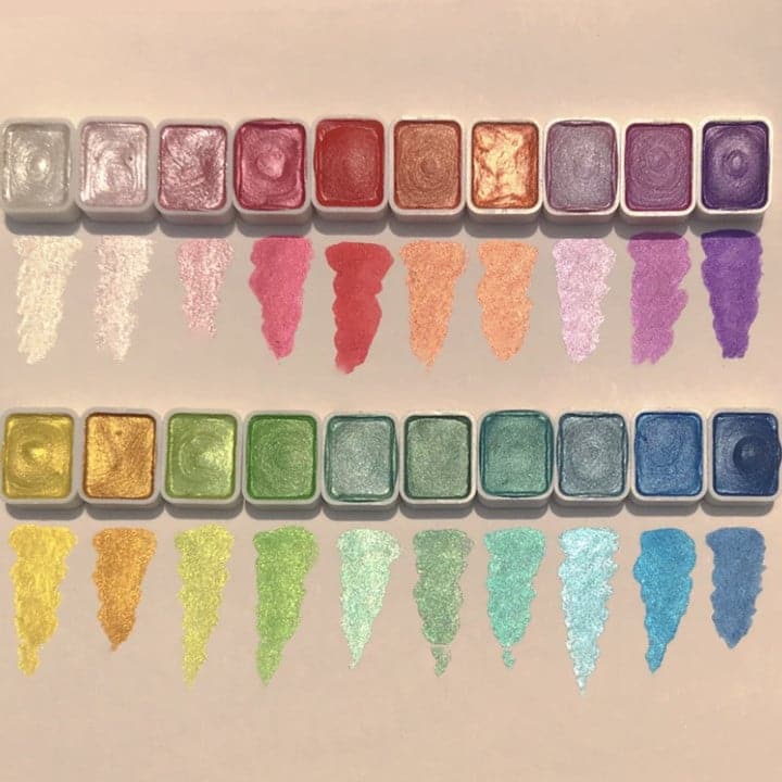 Mehrfarbiges Aquarellfarben-Set - ColorCrafter