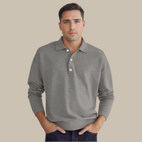 Herren Polo mit langen Ärmeln - GentCraft