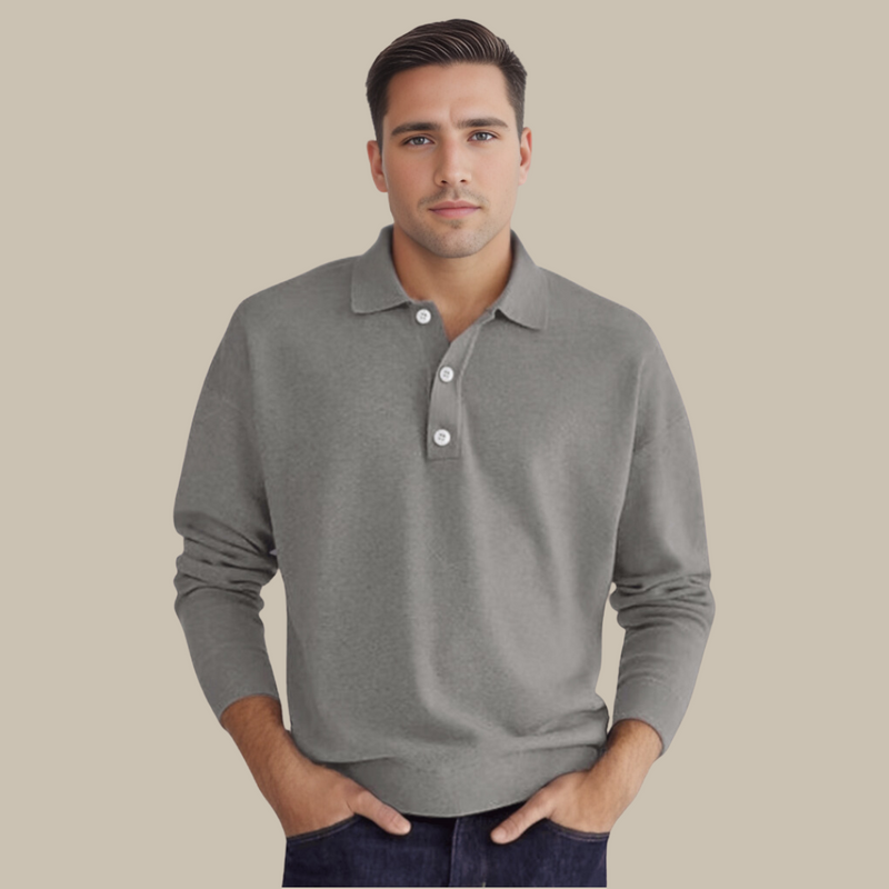 Herren Polo mit langen Ärmeln - GentCraft